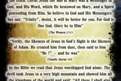 27-What Islam says Jesus is not God or the Son of God