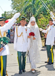 A Malay military wedding.